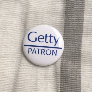 The Getty museum Getty patron pin brand new